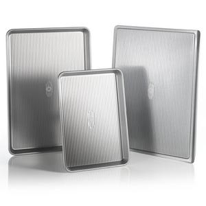 USA Pan 3-Piece Warp Resistant Non-Stick Aluminized Steel Bakeware Set