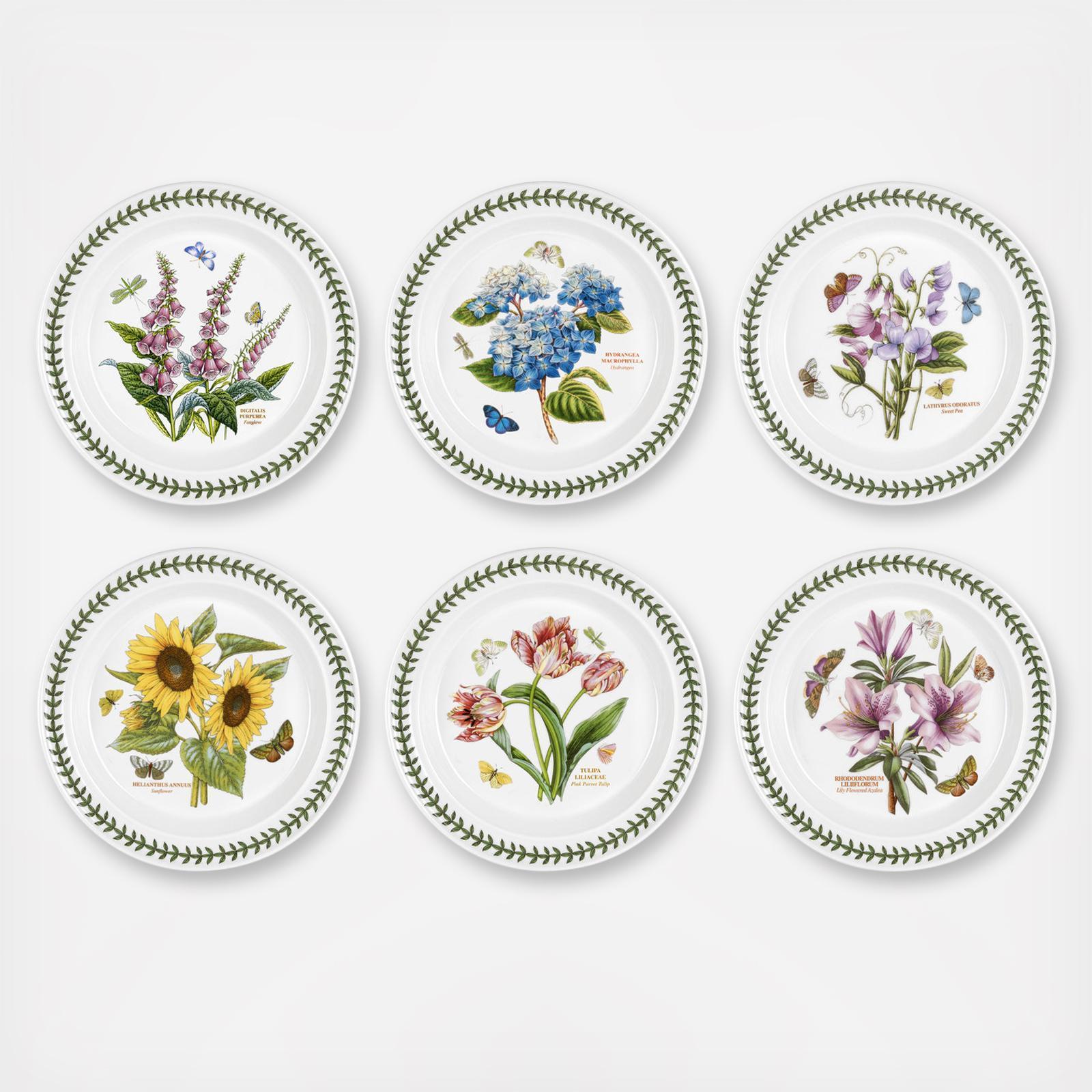 K*n様 portmeirion 花柄　皿　6枚セット Portmeirion, Botanic Garden Assorted Dinner Plate, Set Of 6 | Zola