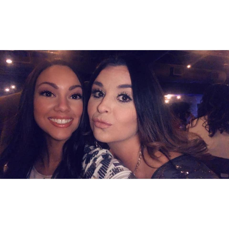 Kirsten & Jenny (Maid of Honor) at our work Christmas Party