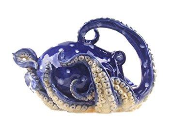 Blue Sky Ceramic Octopus Teapot