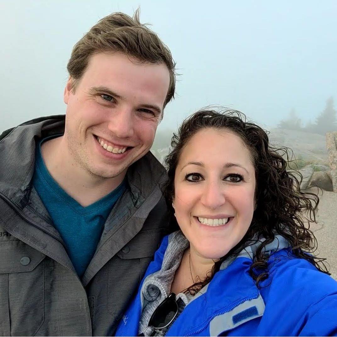 Enjoying the "view" from Cadillac Mountain