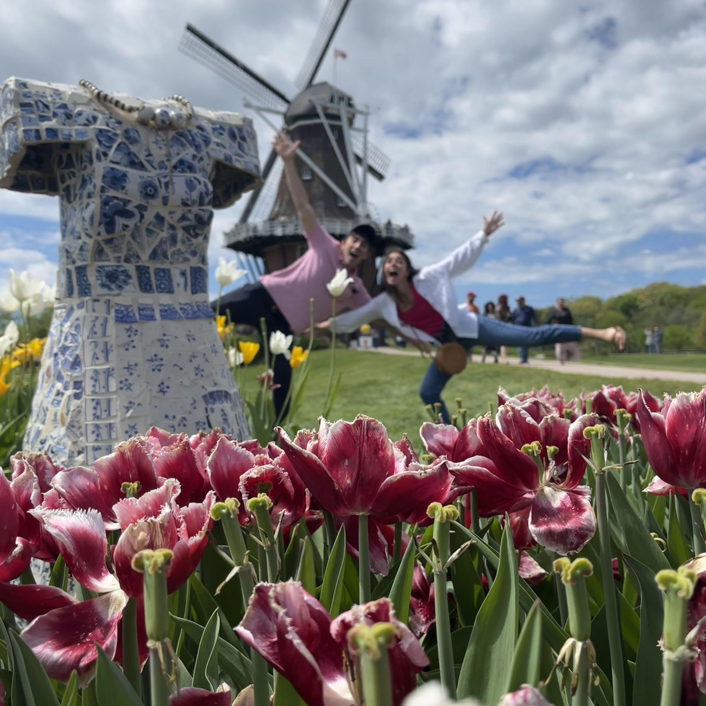 Holland tulip festival with John and Mary (feat. De Zwaan)