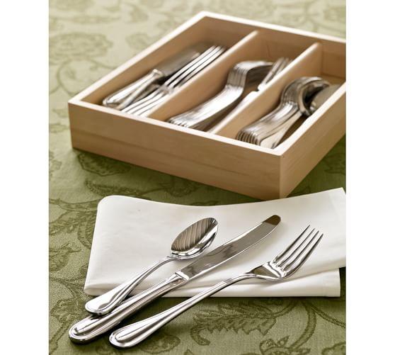 Caterer's 36-Piece Flatware Set: 12 Dinner Forks, 12 Knives and 12 Teaspoons