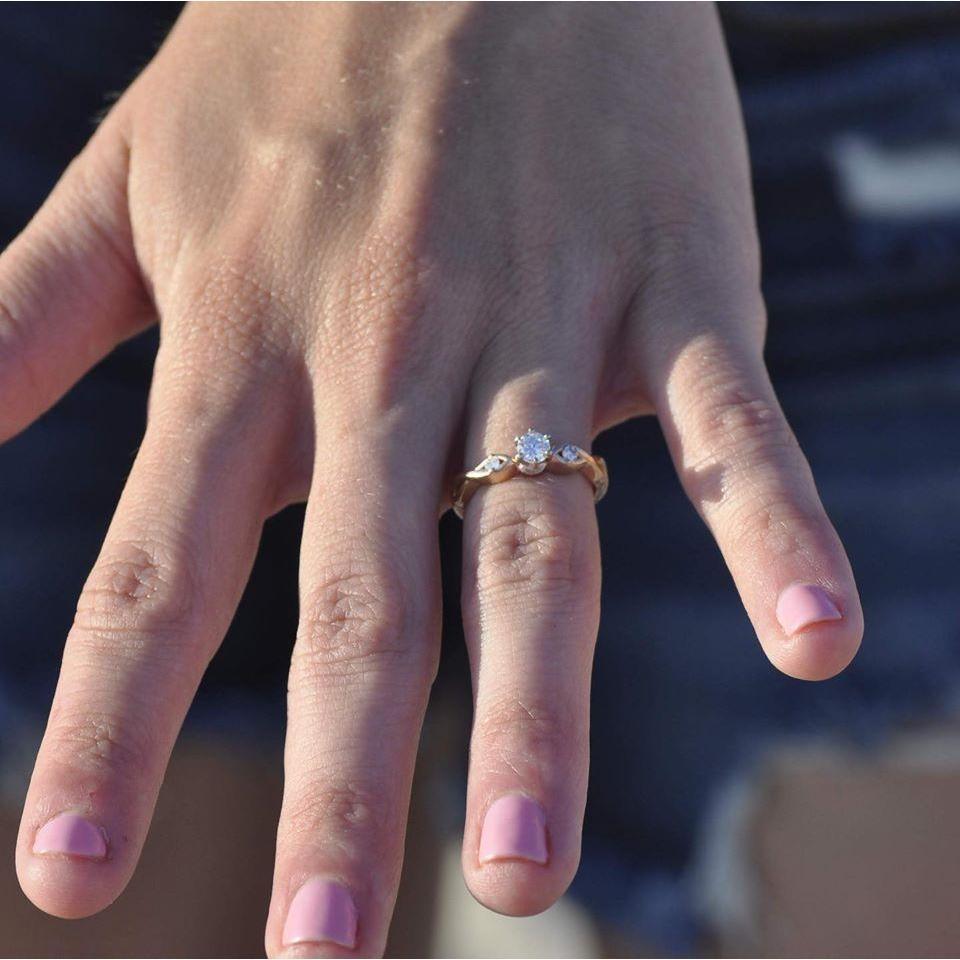This ring has a special history. A Jarvis family heirloom. Make sure to ask the Mother of the Groom for the story!