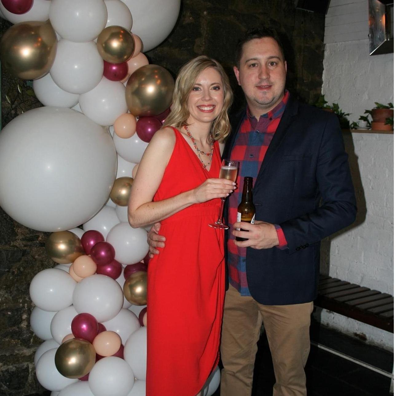 Our Engagement Party in February 2020!