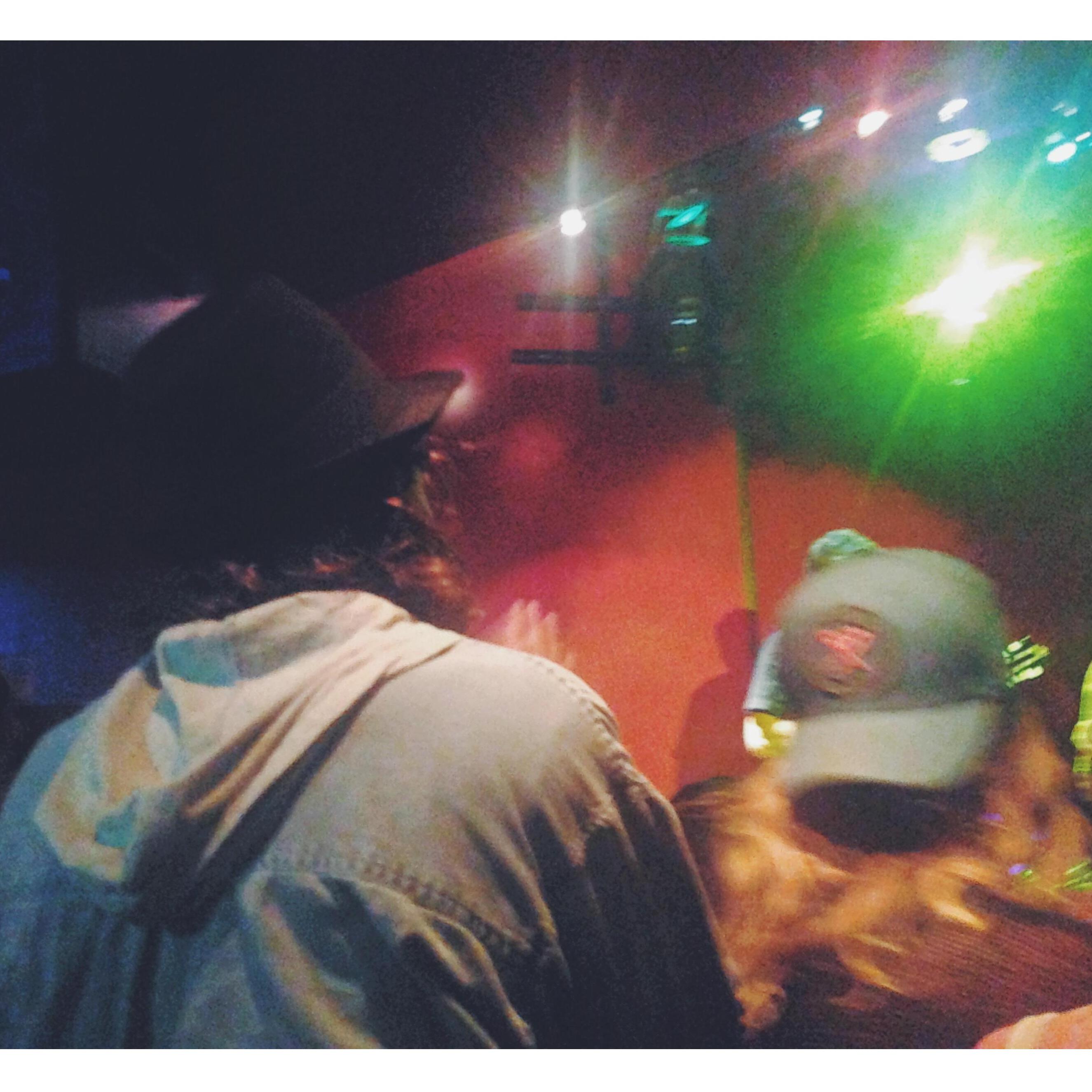 Our first photo, the night we met. May 2014