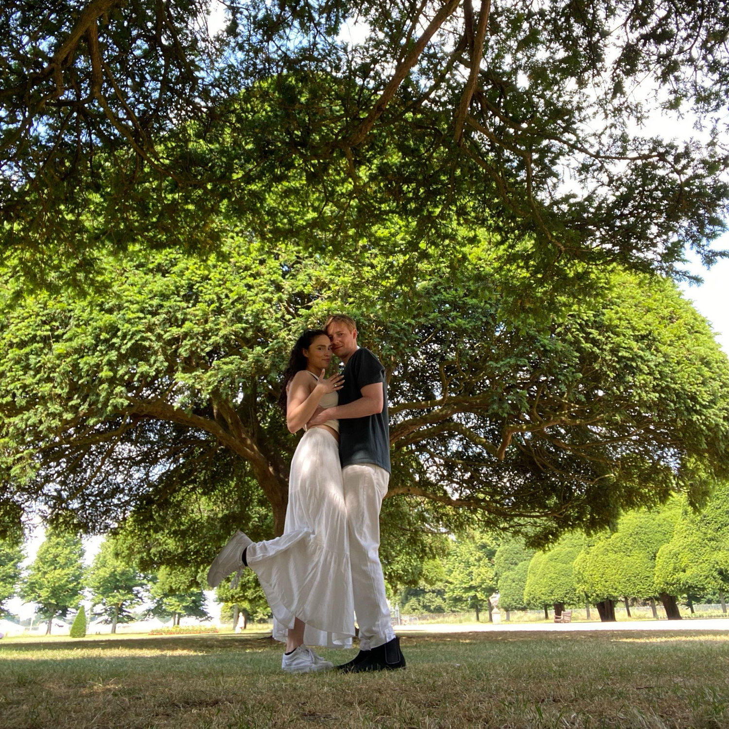 Flaunting our love at Hampton Court