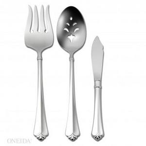 Oneida Juilliard 3 Piece Fine Flatware Serving Set