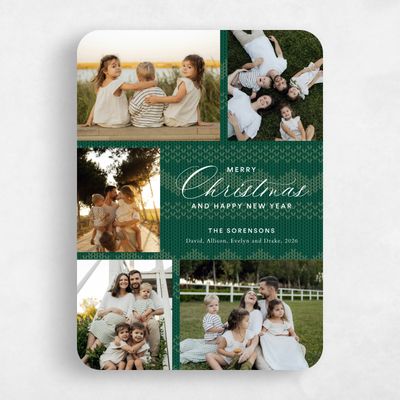 Blue Rounded Holiday Card - Osprey