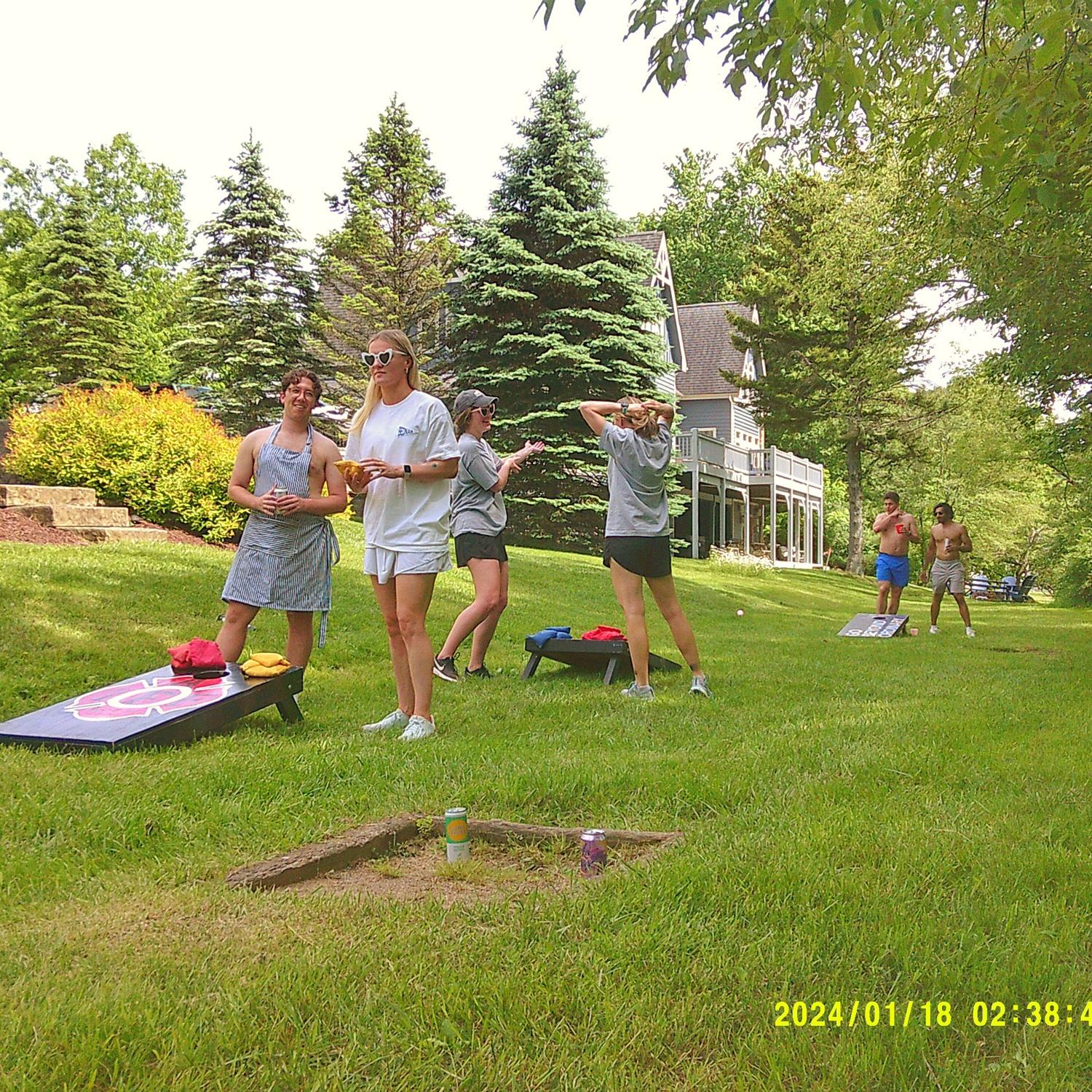 Camp Bednar 2024: Our joint bachelor/ette weekend in Deep Creek!