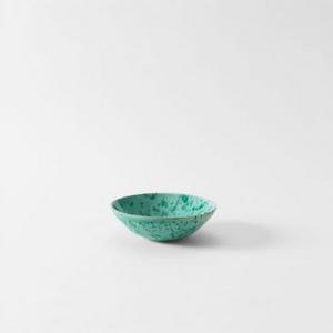 Green on Green Splatterware 9 Inch Pasta Bowl