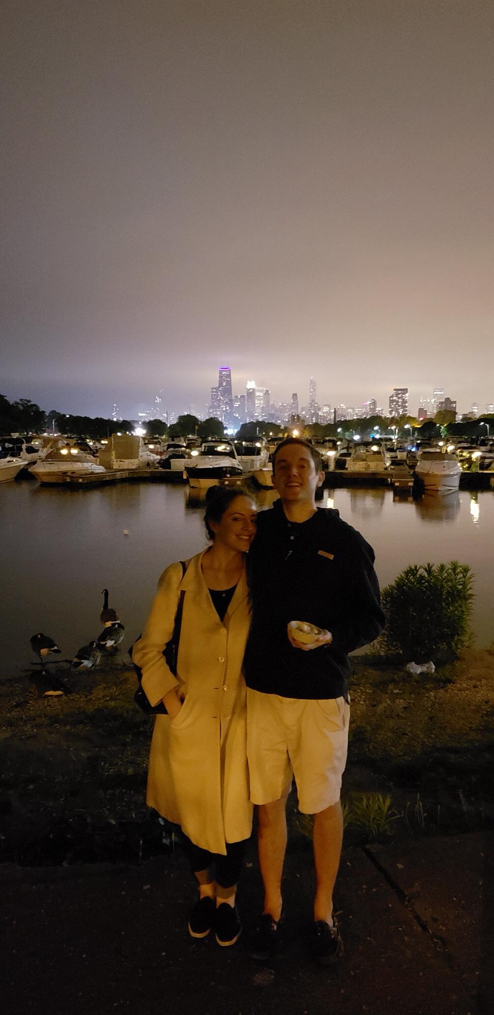 Our last night in Chicago.