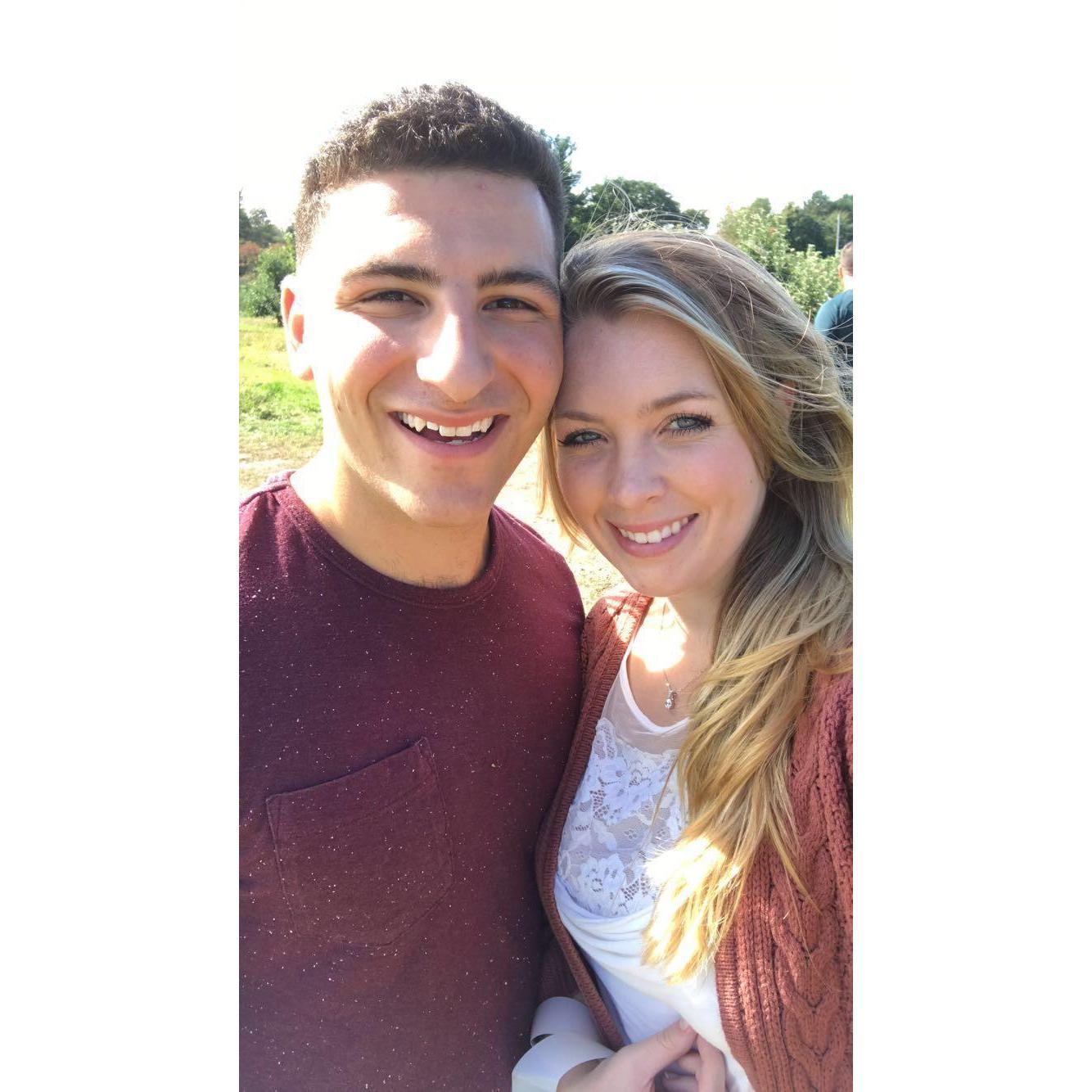 Apple picking for our 2 year anniversary - 2018