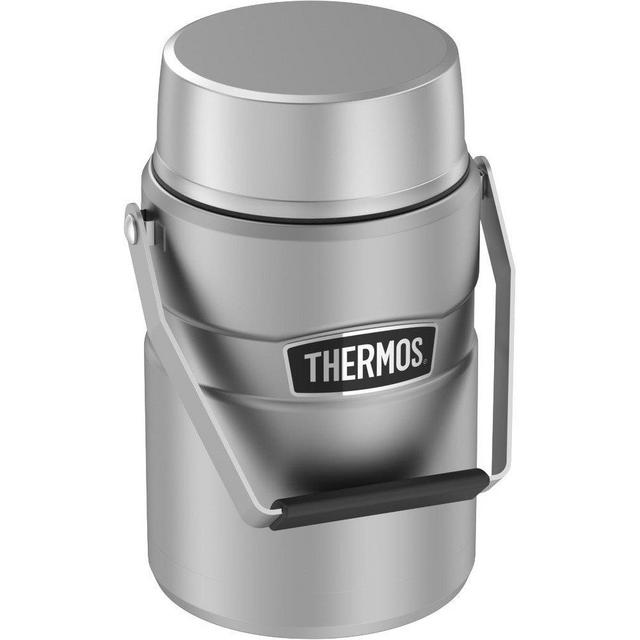 Stainless King™ Big Boss™ Matte Steel 47oz Food Jar
