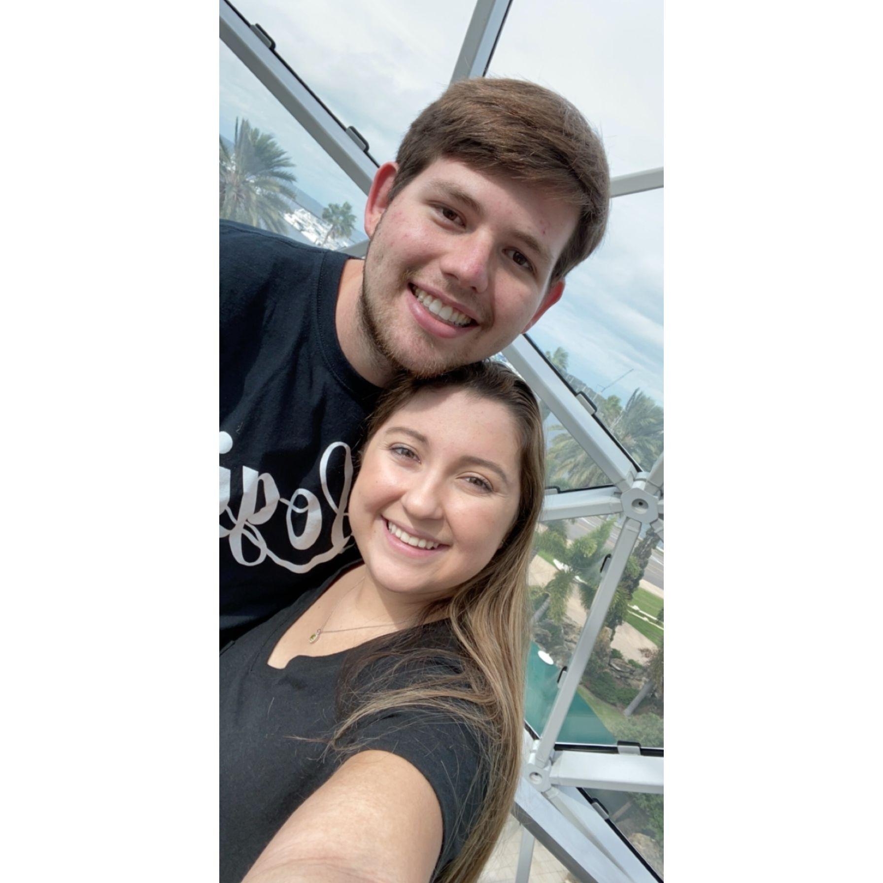 Kevin surprised Sabrina with a date at the Salvador Dali museum