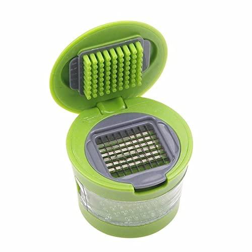 Mini, Easy Garlic Chopper, Dicer, Press, Grater, Mincer with Stainless Steel Blades