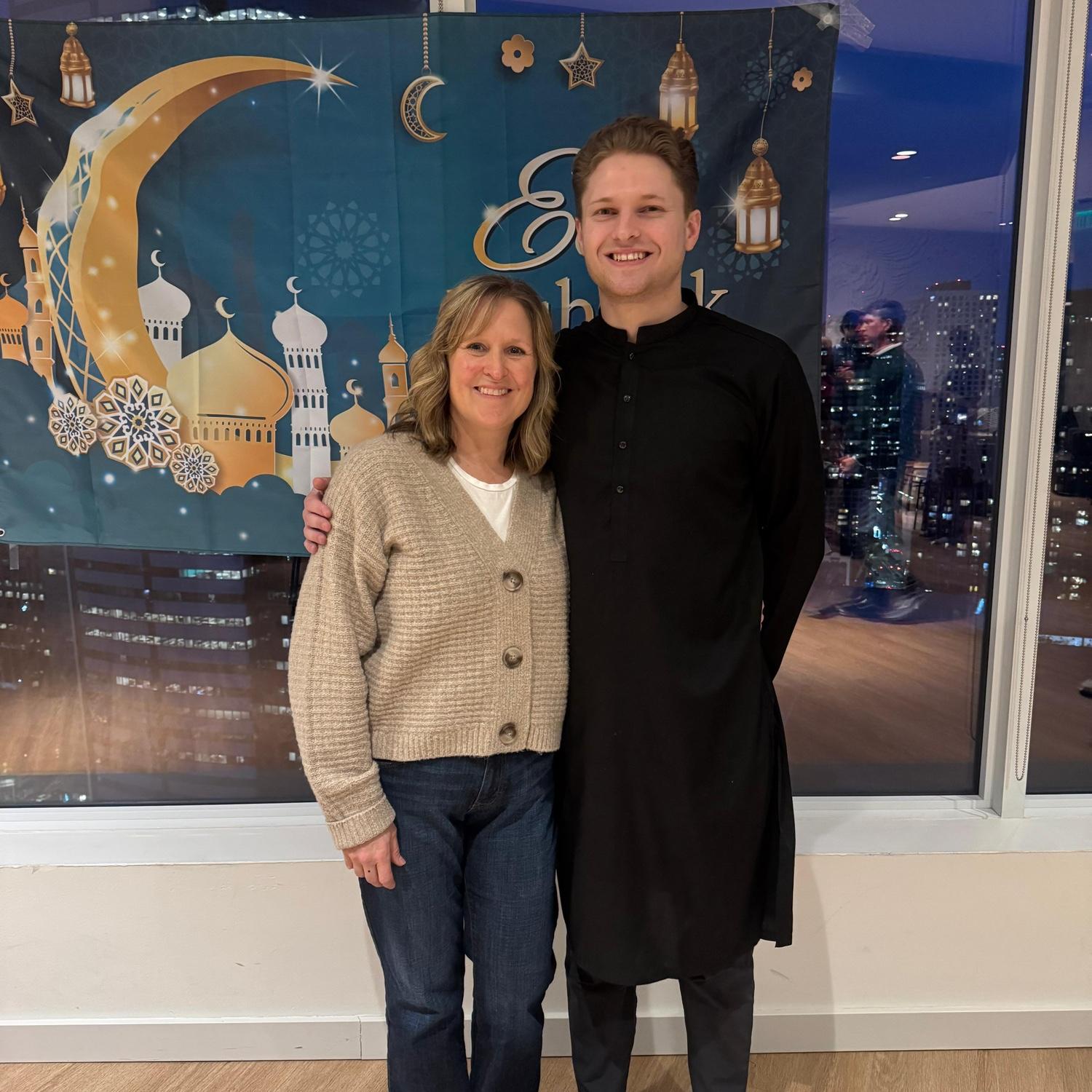Caleb and Mom!