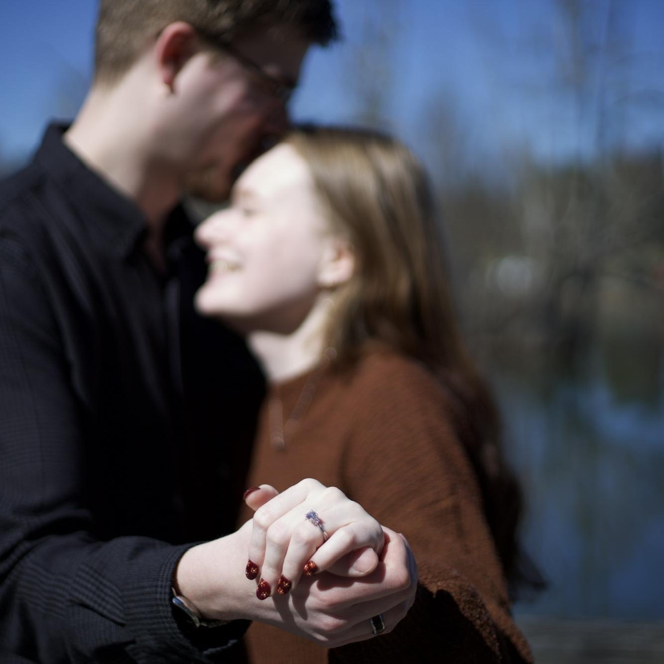 Mini engagement photoshoot in Blacksburg