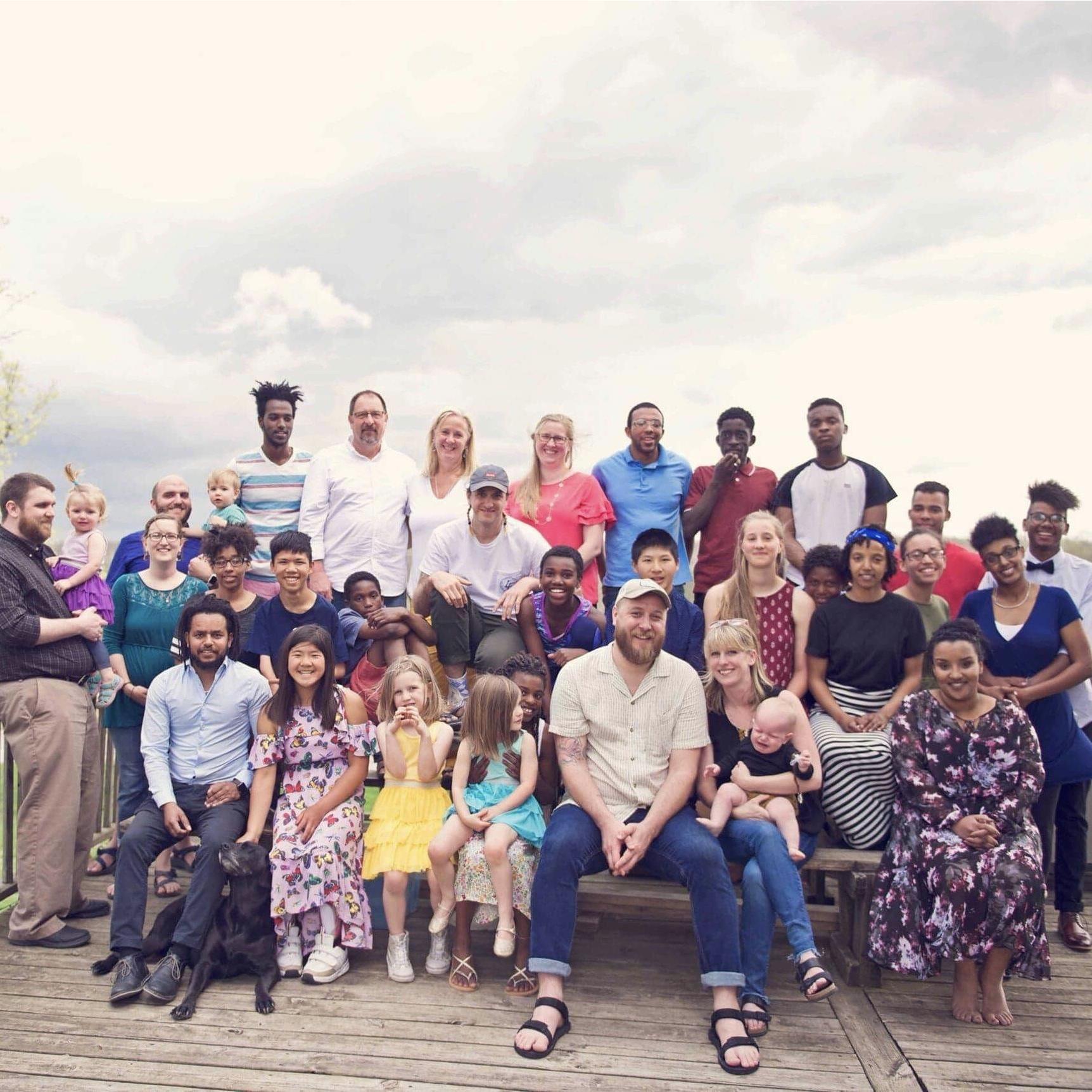 Picture with the Wallis Fam