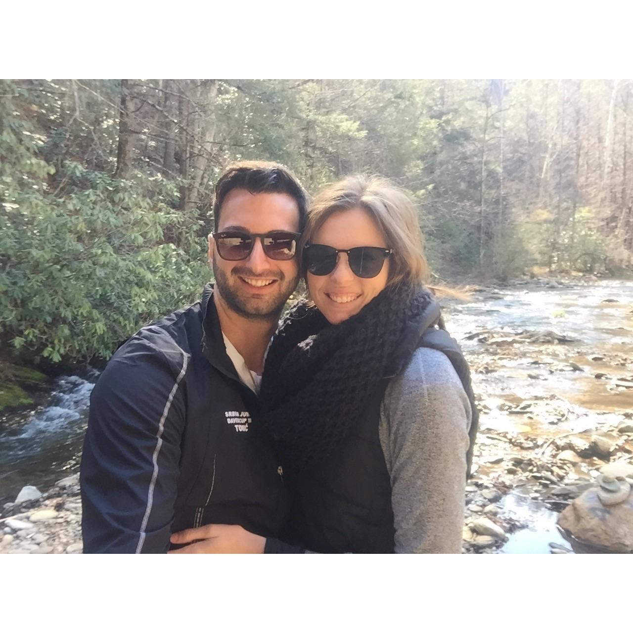 Our first trip together, Asheville, NC!