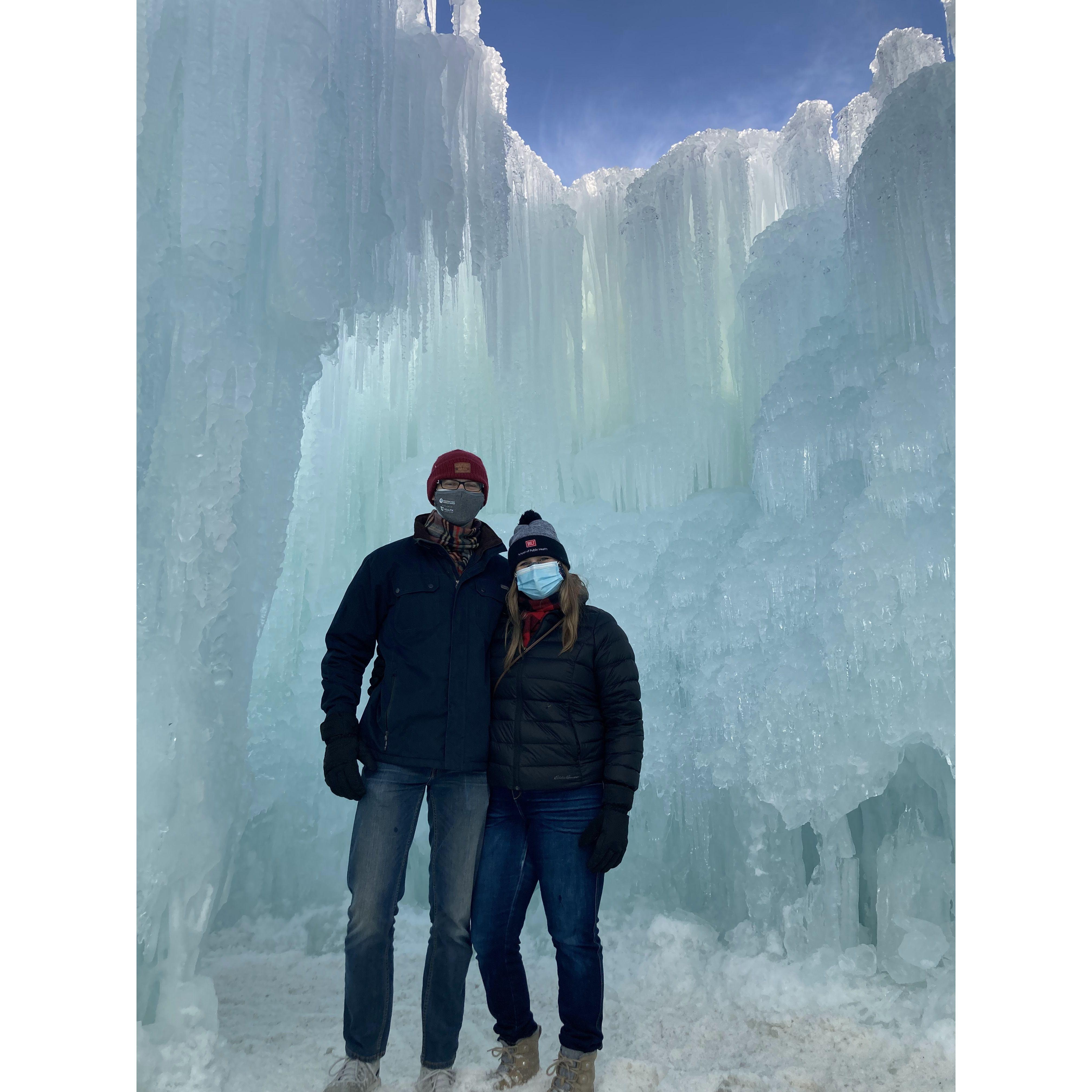Ice Castles in Utah.