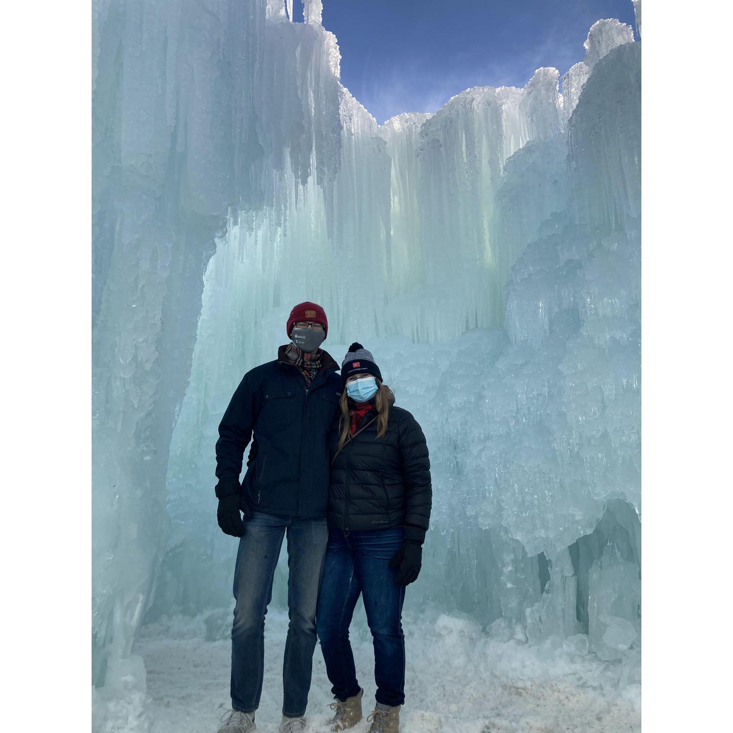 Ice Castles in Utah.