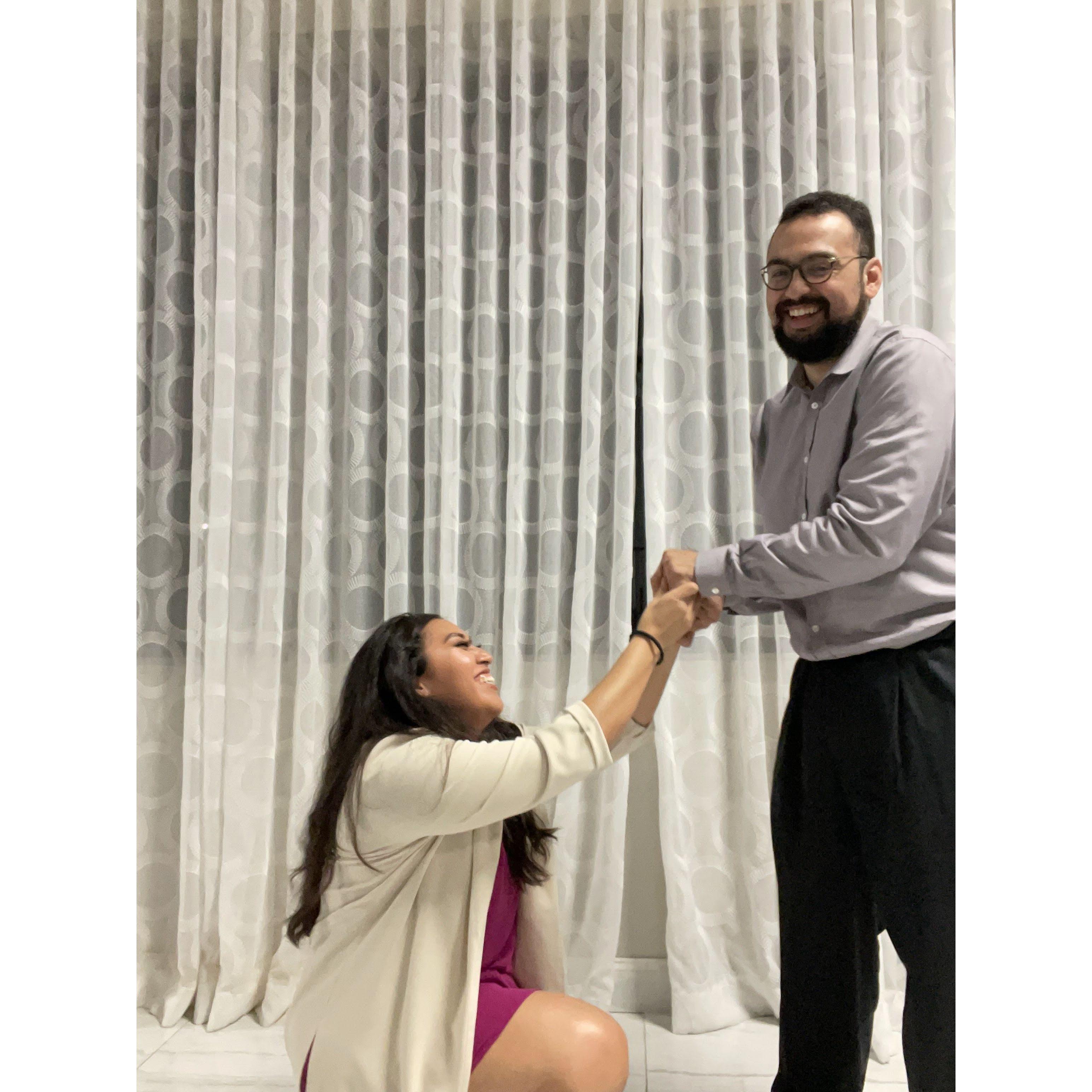 The fake proposal