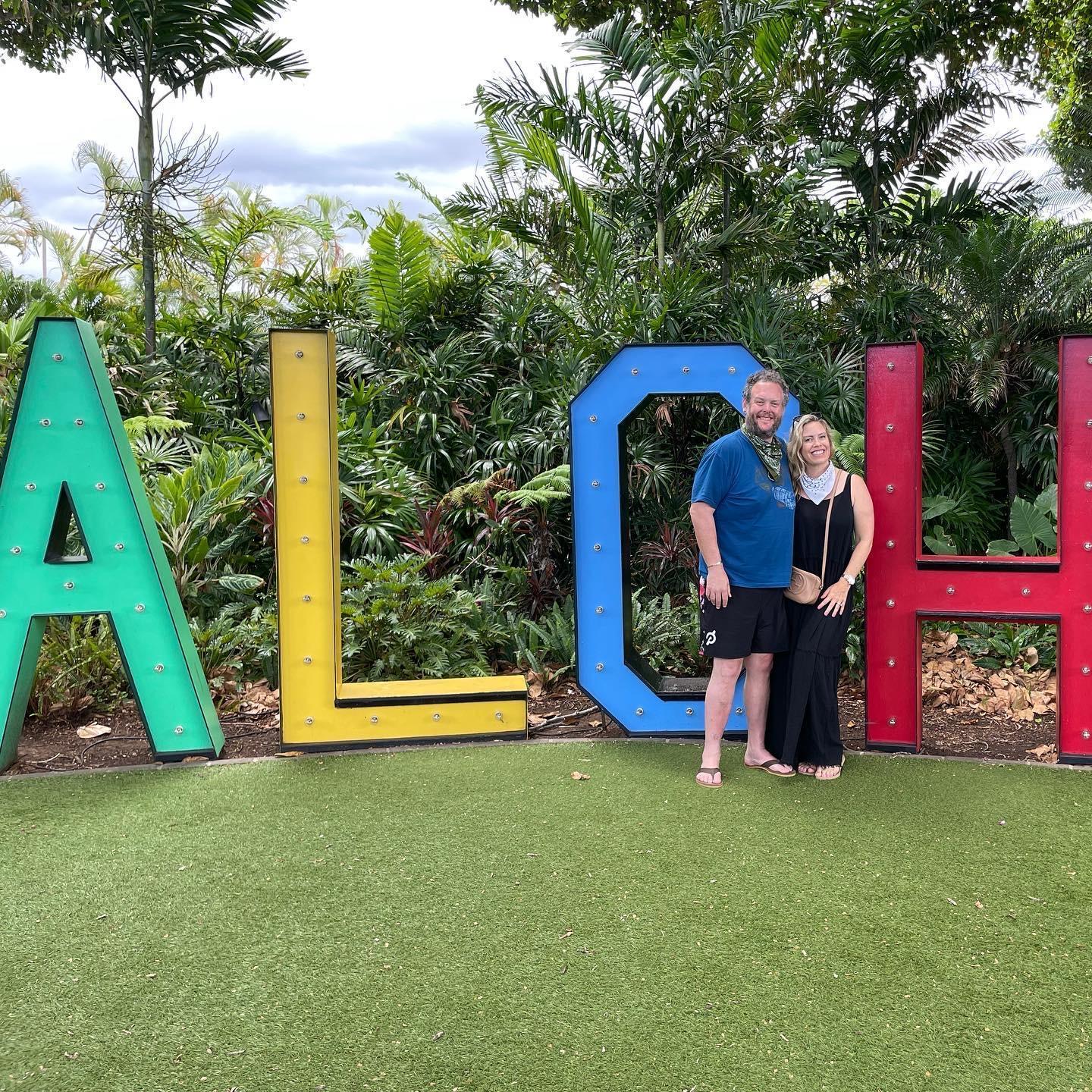 Our trip to Hawaii right after we got engaged! June 2021