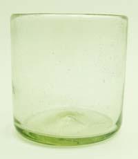 Single Old Fashion Rocks Glass 10 oz. Clear Glass Hand blown glass from Mexico