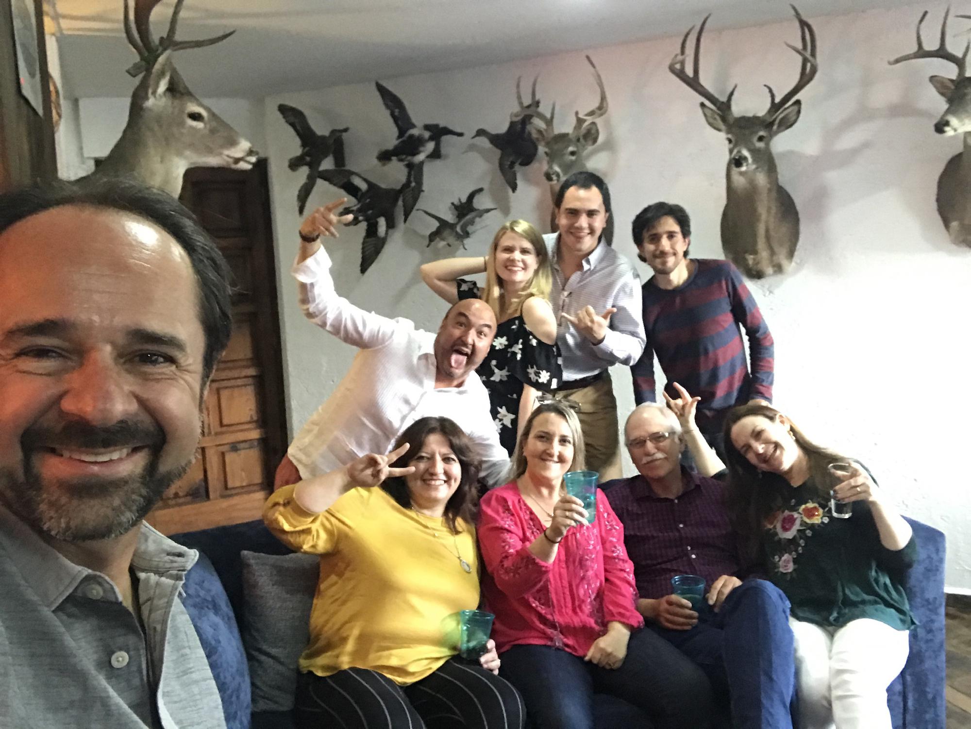 Partying with the Aguirre family in Mexico City