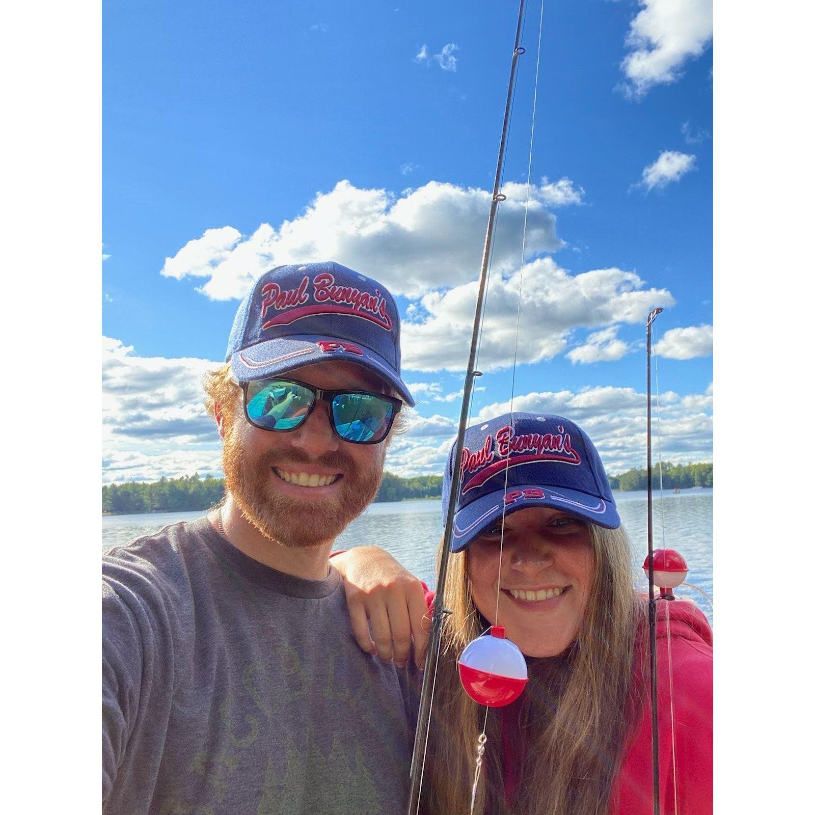 Spending quality time fishing on Turner Lake