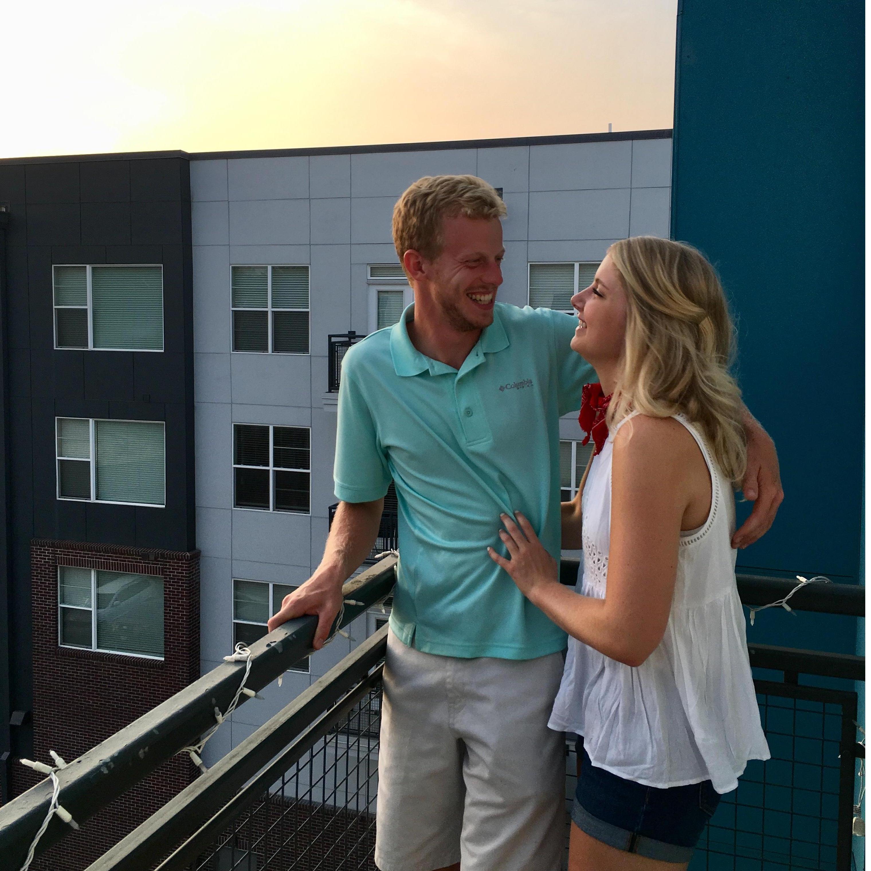 The night we "officially" started dating (July 2018)!