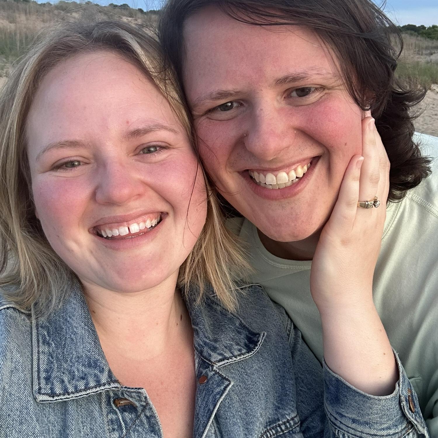 Engaged at First Landing State Park in Virginia!
