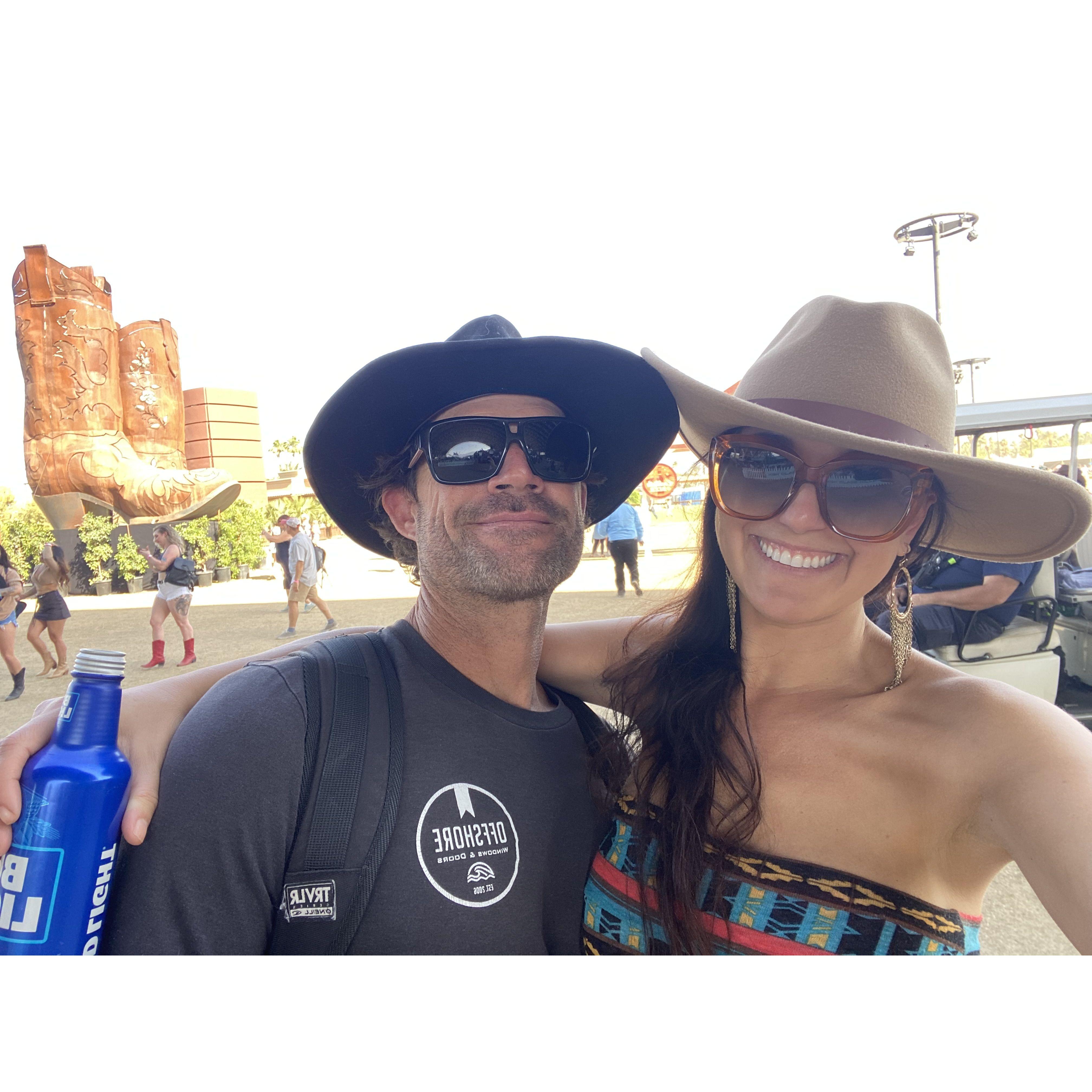 Stage Coach concert. It was way too hot.