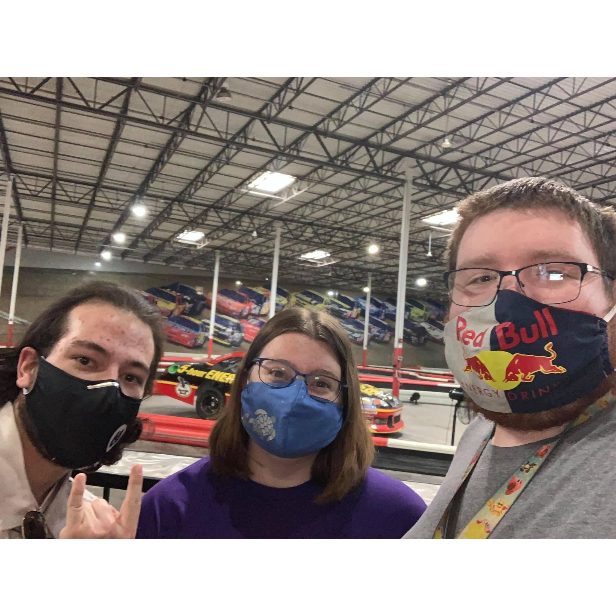 Steve's favorite.. GO KARTING