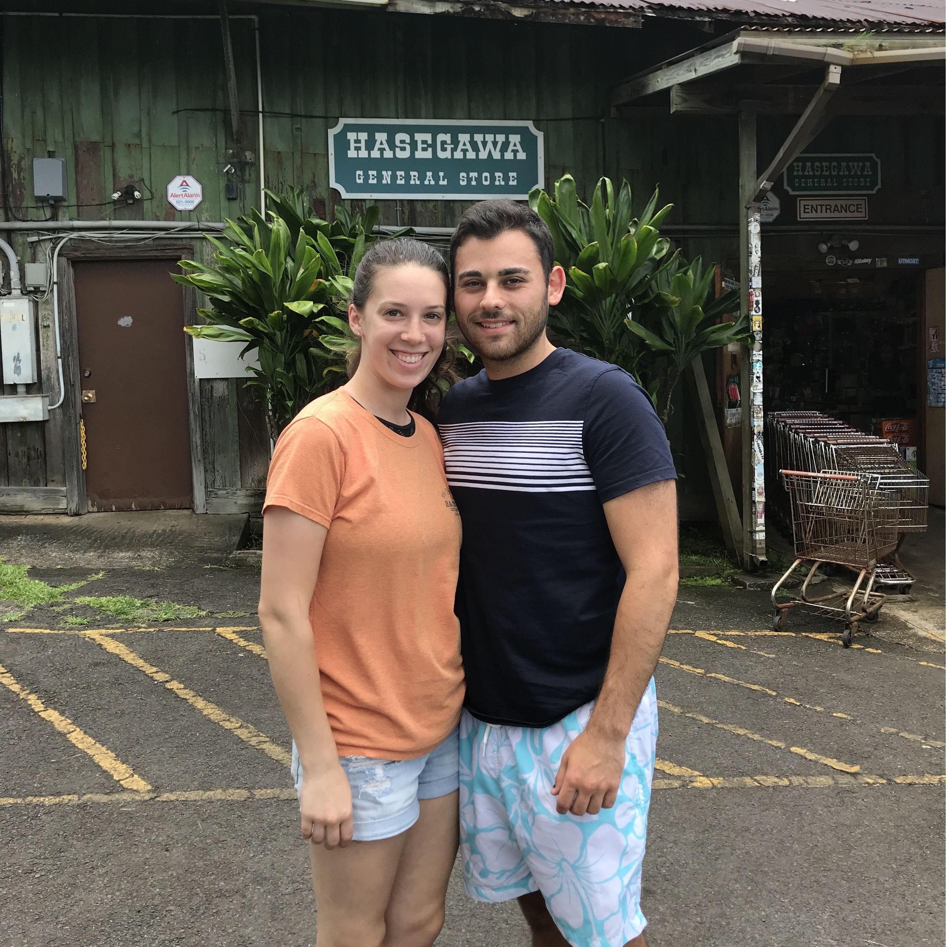 Matt's first time to the Hasegawa family store in Hana