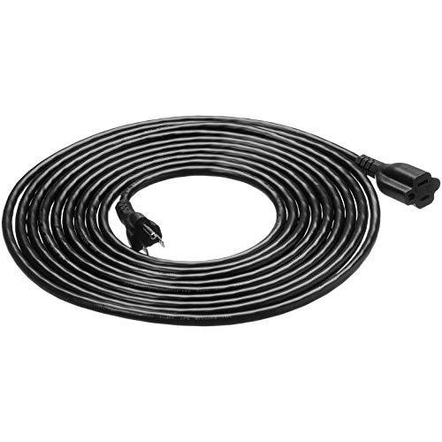 AmazonBasics Extension Cord Power Cable - 20 feet - US - Black