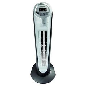 32" Oscillating Tower Fan Black/Silver - Holmes