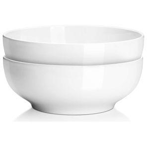 DOWAN Serving Bowls, 9.5" Bowls. White