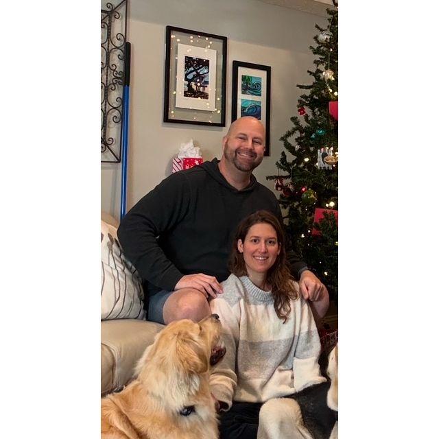Christmas with Josh's family in Jacksonville...they got cropped out, it was Josh's fault.