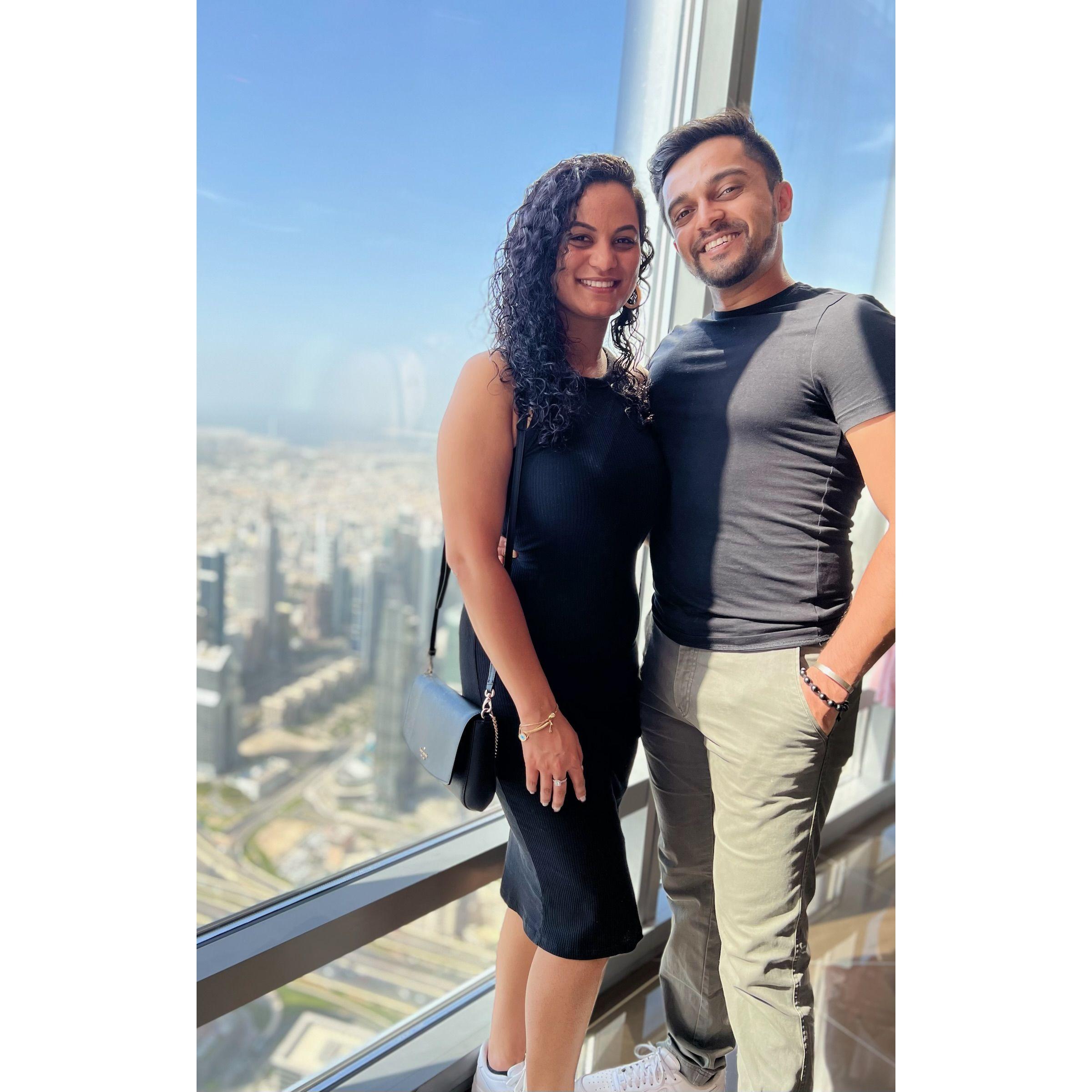 August 30, 2022 - Dubai - on top of the Burj!