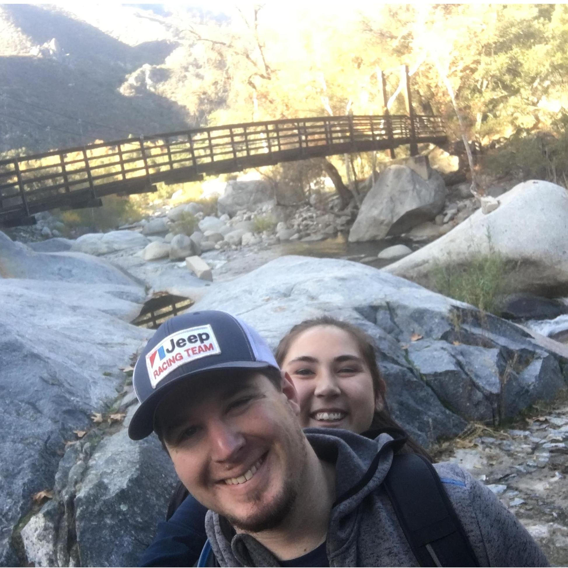 Our first hiking trip in the Sequioa National Park