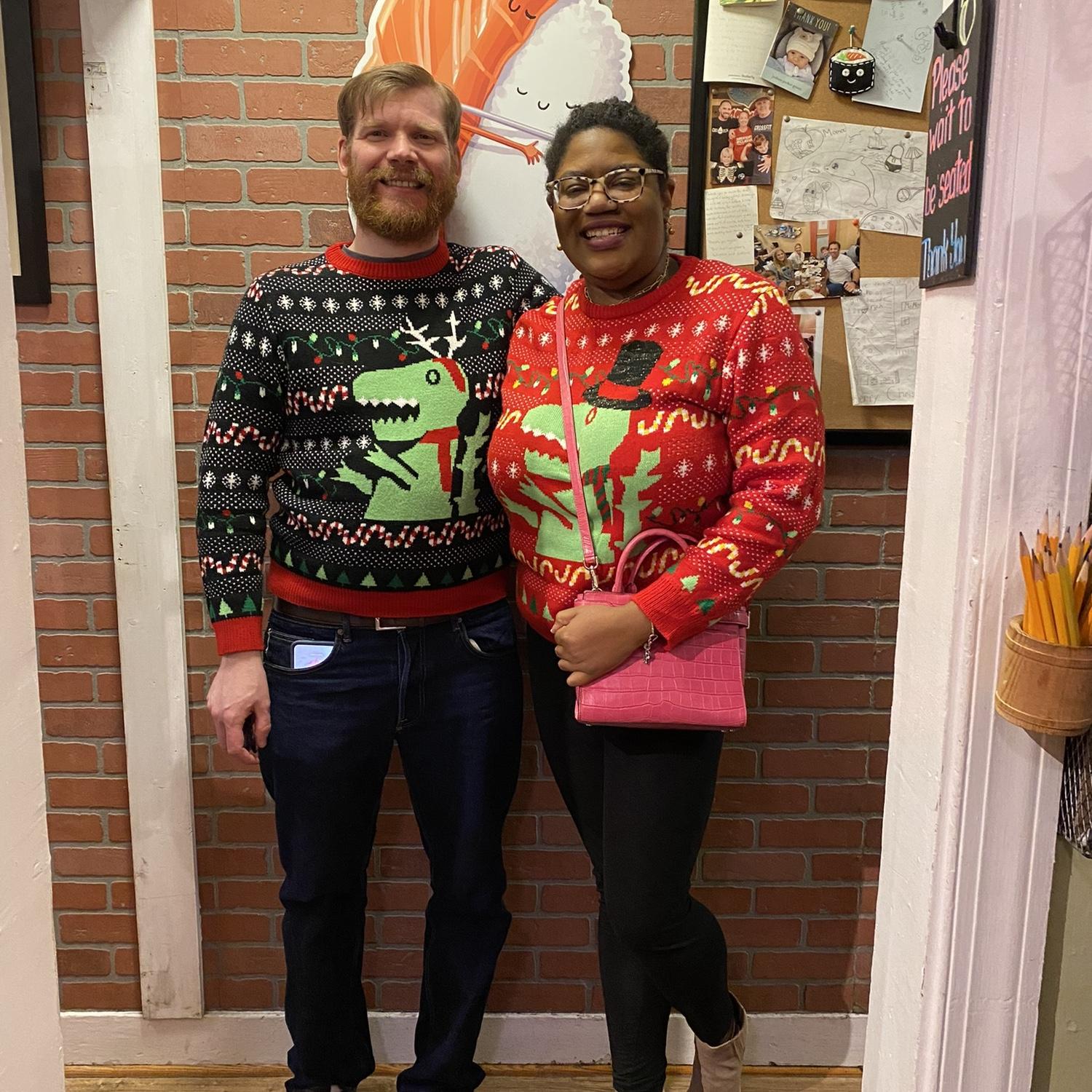 Ugly Christmas sweaters!