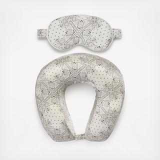 Silk Eyemask & Neck Pillow Set