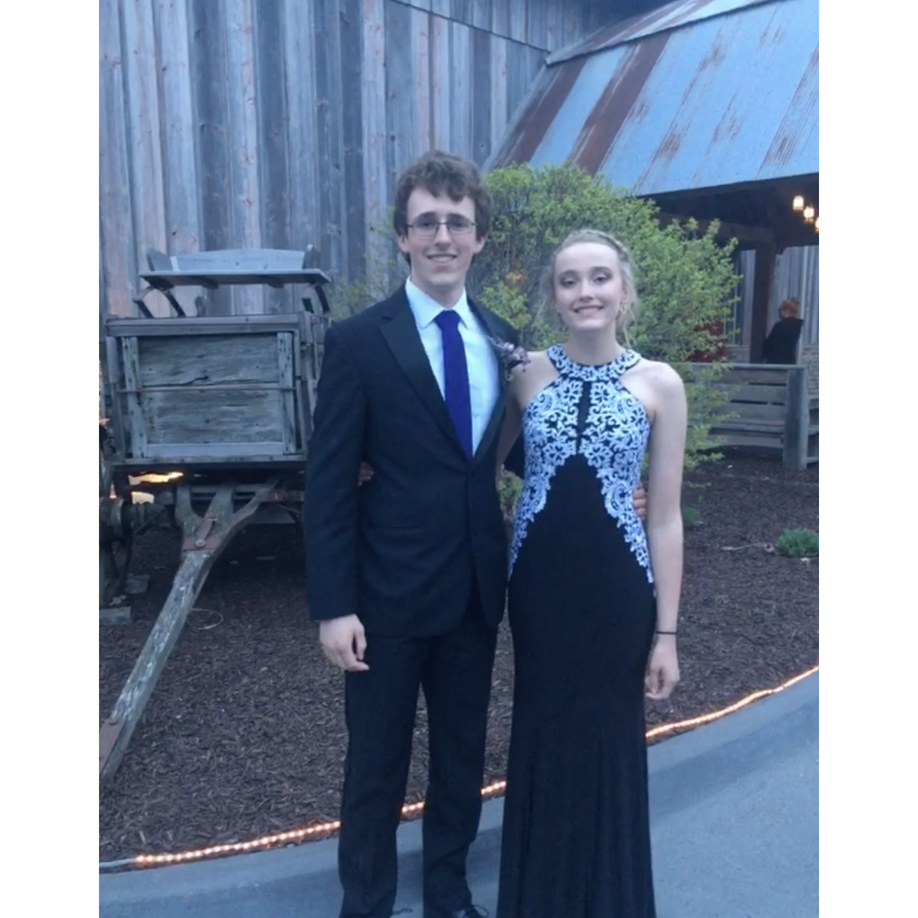 First prom together in April 2017!