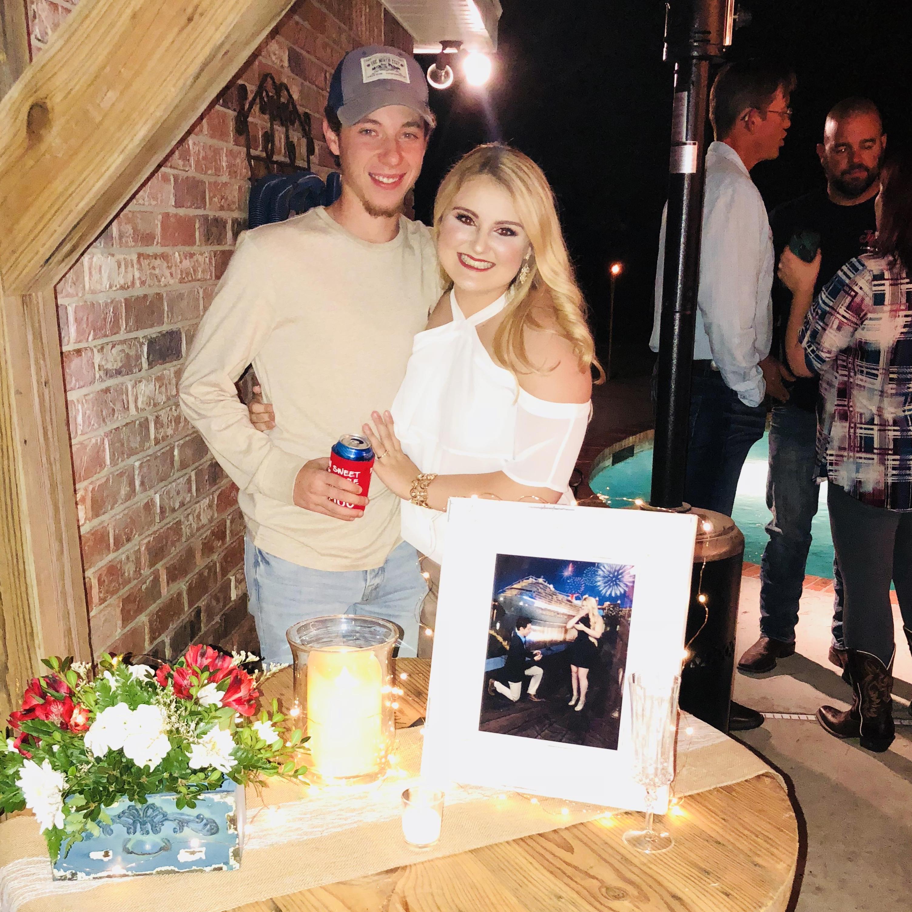 Our engagement party, November 2018