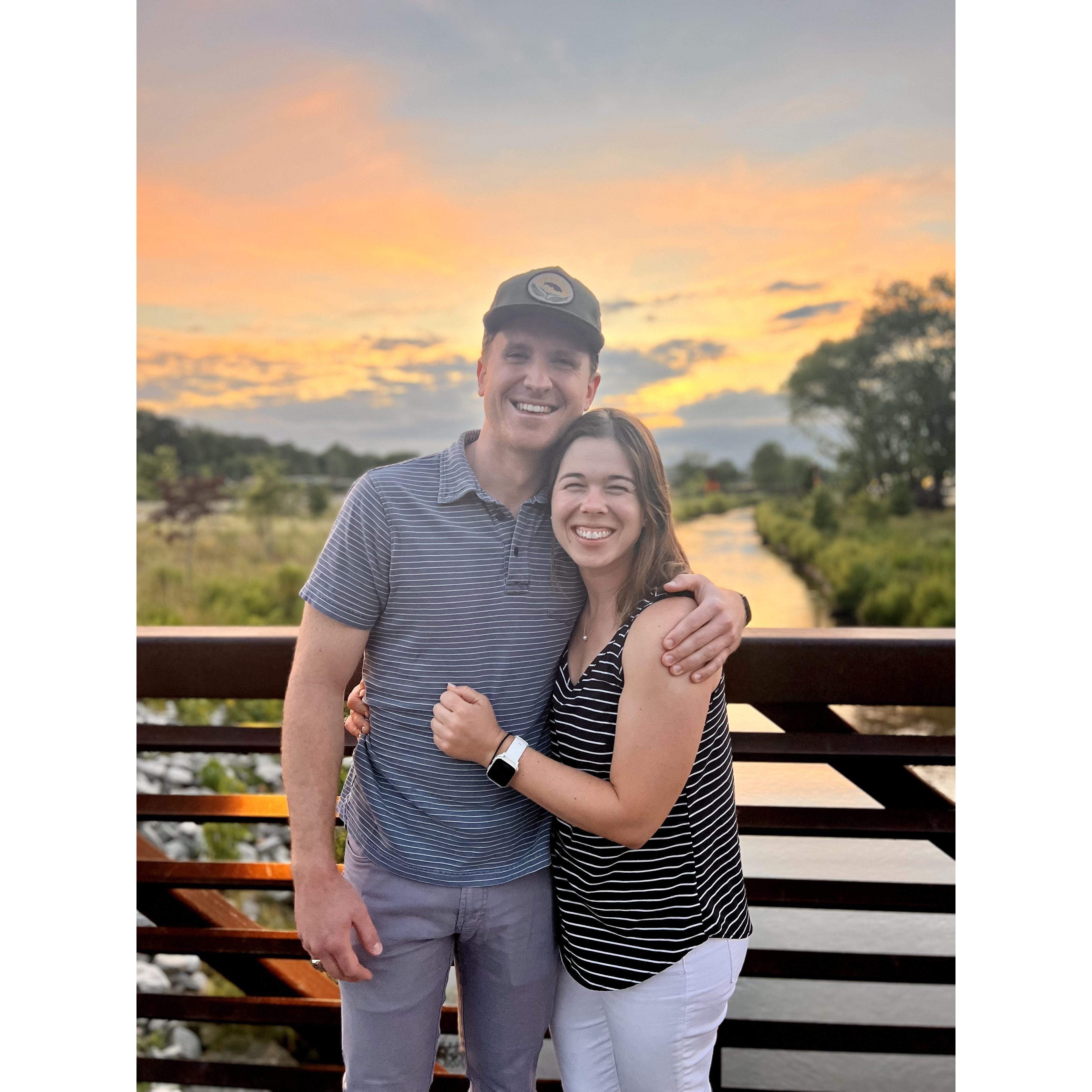 May 2023: The day before we got engaged