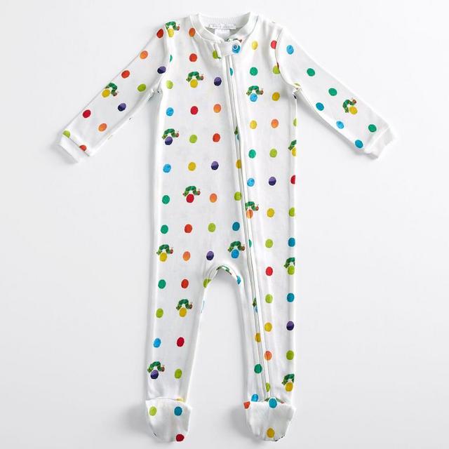 World of Eric Carle™ Caterpillar Dot Nursery Pajama, 0-3 months, Multi