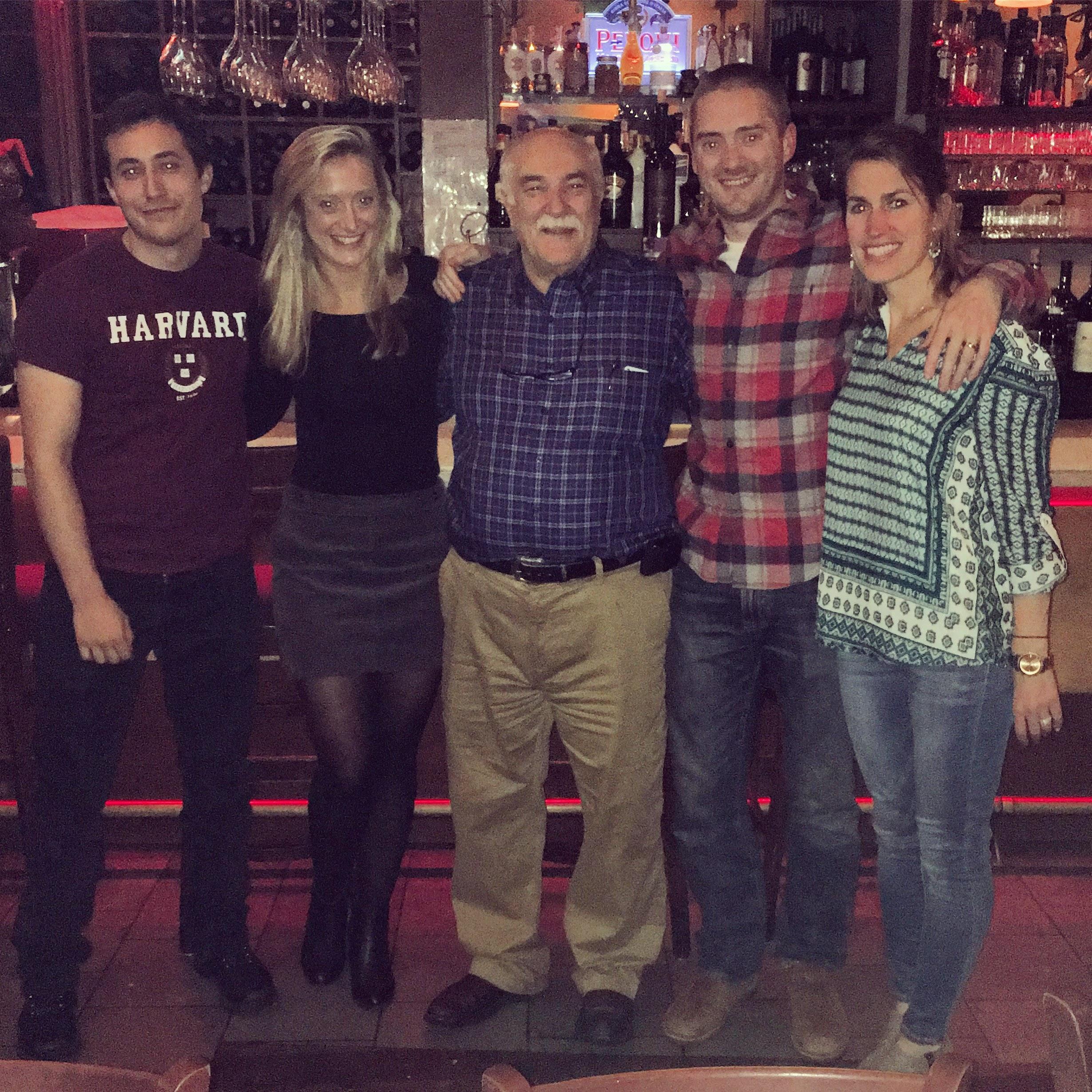 Fall 2016, when Sean and Sarah visited Boston! We had the best meal in the North End. Here we are with the restaurant's owner!
