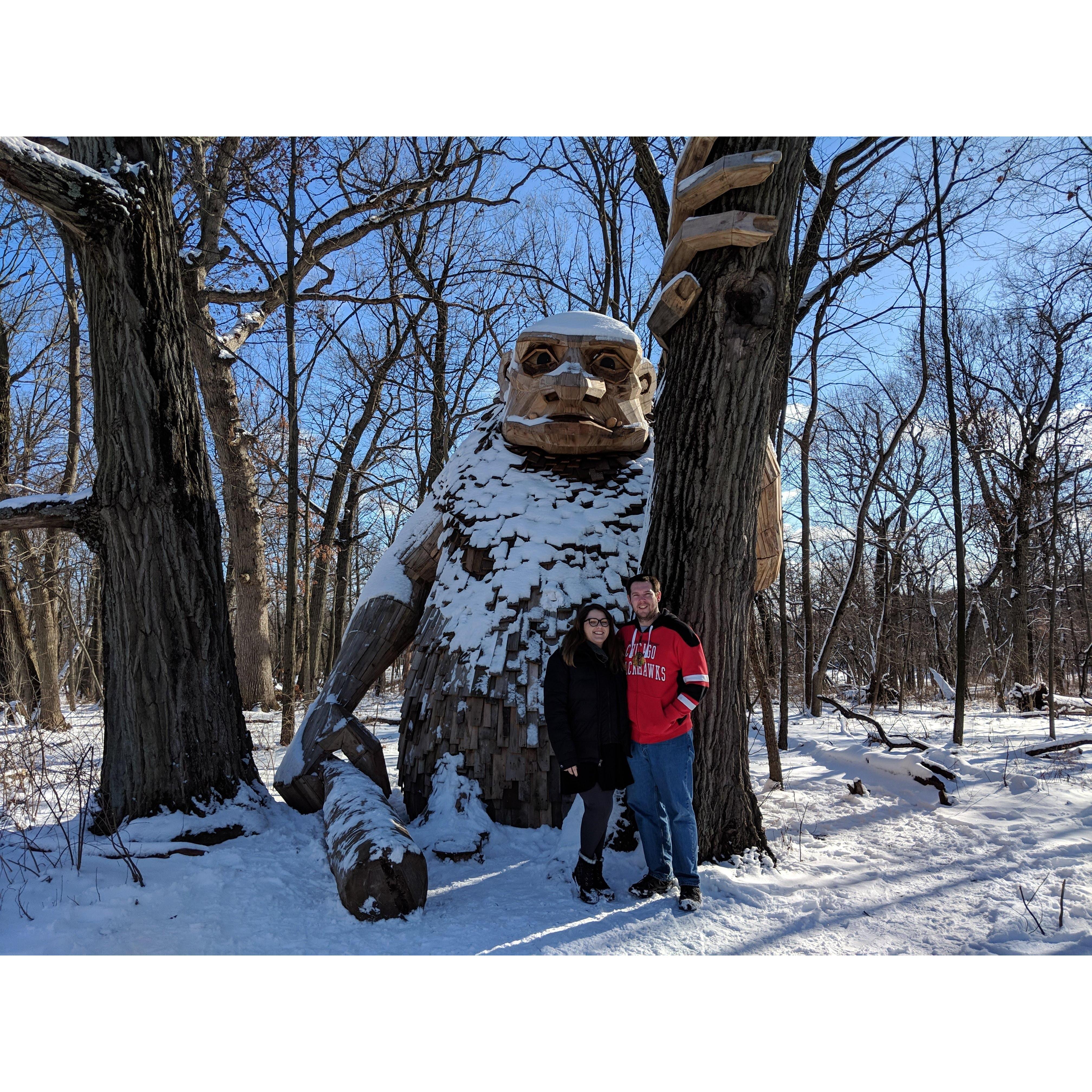 Trolling at the Morton Arboretum